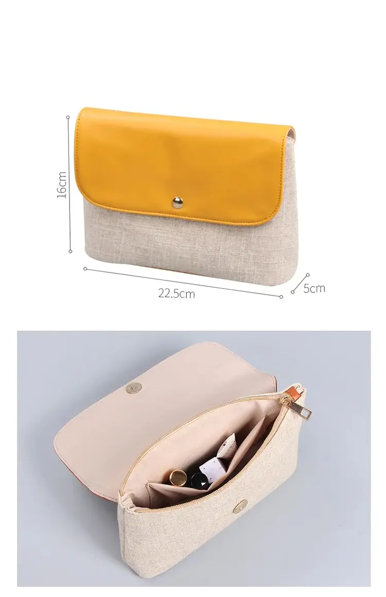 two-tone-leather-linen-cosmetic-clutch (1)